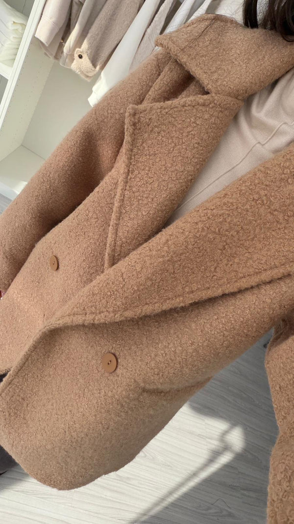 CAMEL VELOUR TEDDY KABAN