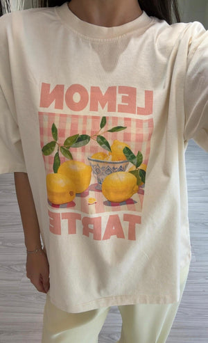LEMON BASKILI OVERSIZE TSHIRT