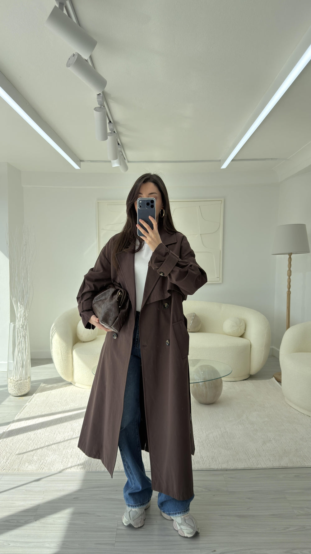 KAHVERENGİ MARKA MODEL TRENÇKOT