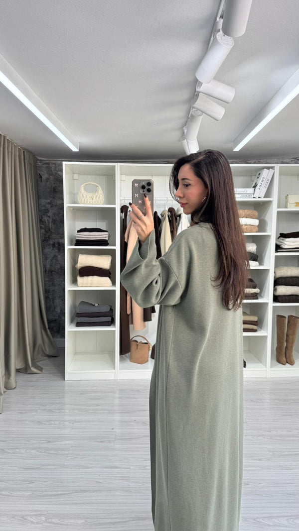 MİNT TRİKO ELBİSE HIRKA TAKIM