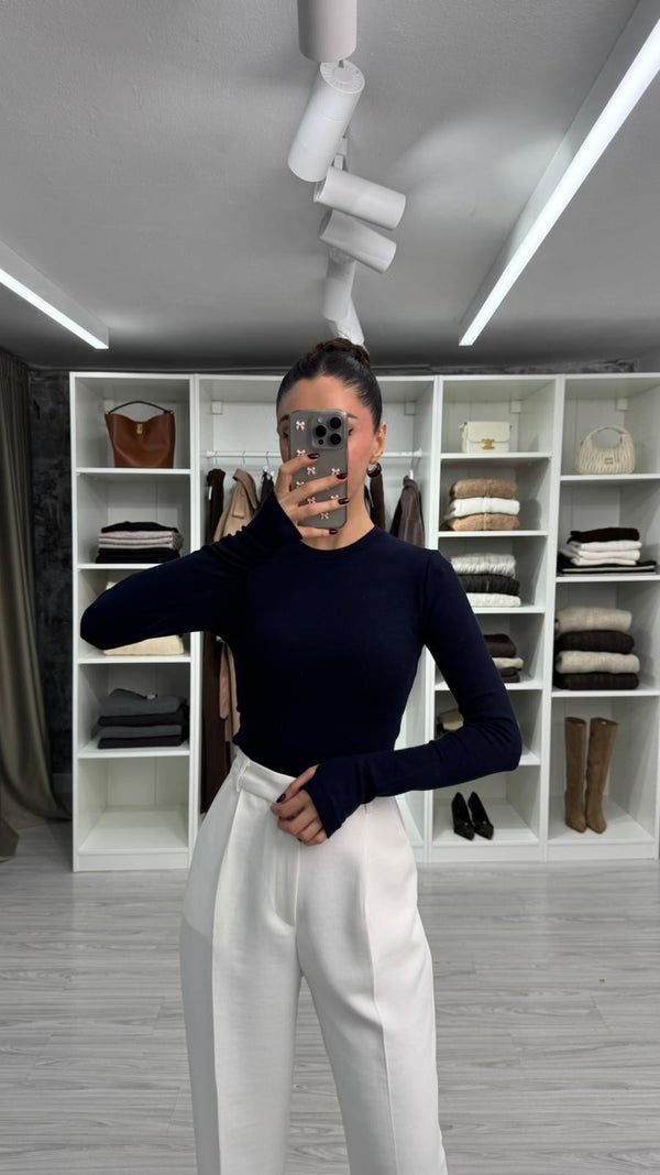 LACİVERT PARMAK GEÇİRMELİ BASIC
